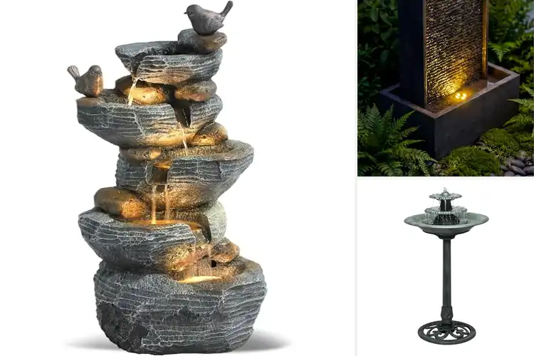Detailed view of Best 35 Inch Outdoor Fountain