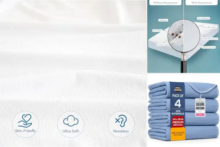 Detailed view of Best Absorbent Bedding Covers