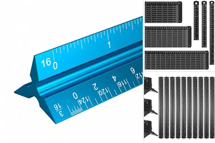 Detailed view of Best Aluminum Alloy Rulers