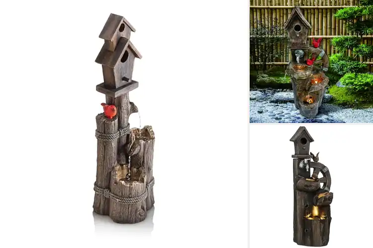 Detailed view of Best Birdhouse Water Fountains For Birds
