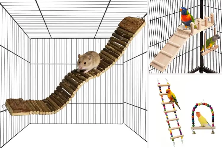 Detailed view of Best Cage Climbing Ladders: Keep Pets Active & Happy