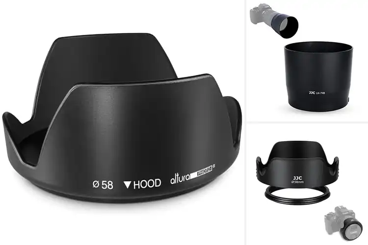 Detailed view of Best Camera Lens Hoods: Top Picks for Canon, Nikon & More