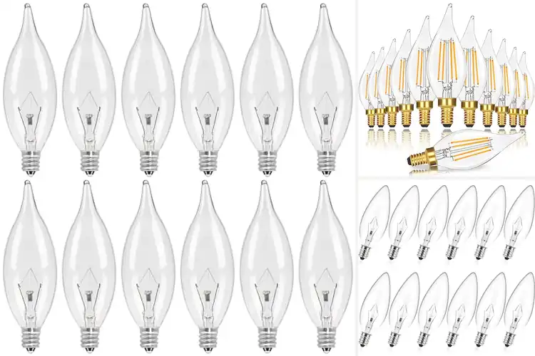 Detailed view of Best Chandelier Light Bulbs: Brighten Your Home Efficiently