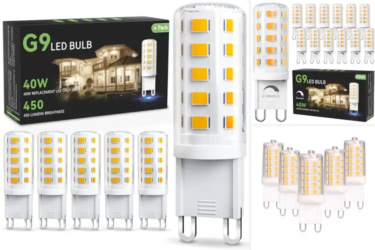 Detailed view of Best Chandeliers G9 LED Bulbs