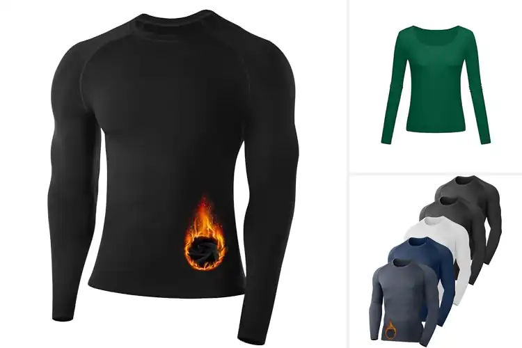Detailed view of Best Close Fitting Thermal Shirt: Stay Warm, Move Freely