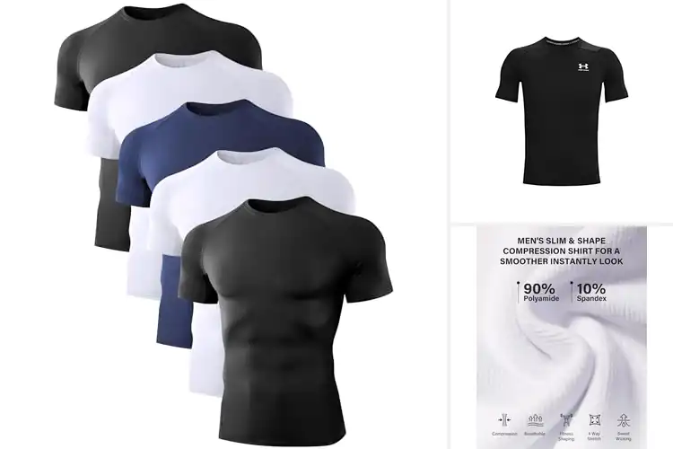 Detailed view of Best Compression Shirts: Snug Fit, Cool Confidence All Day