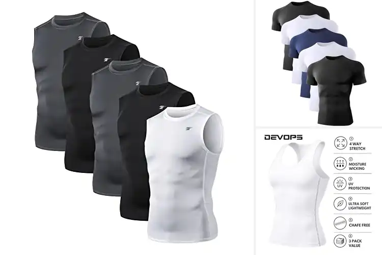 Detailed view of Best Compression Under Shirts For Men