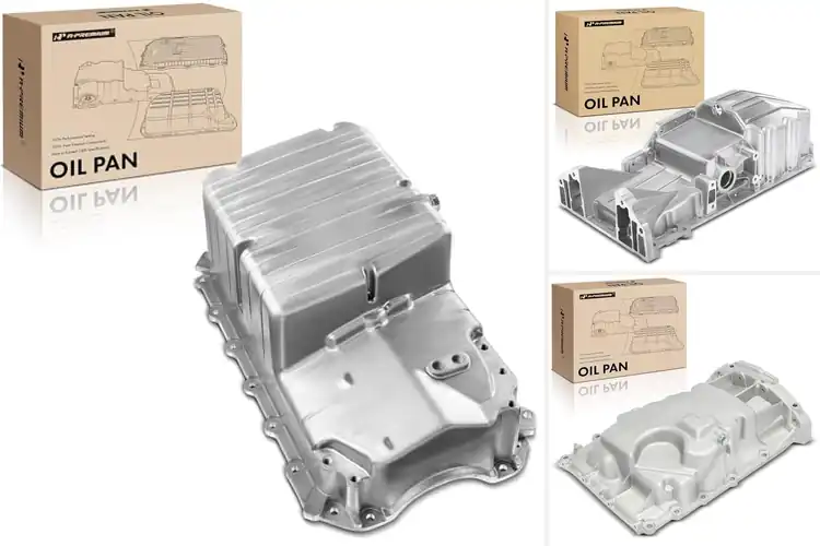 Detailed view of Best Drain Plug Included Engine Oil Pan