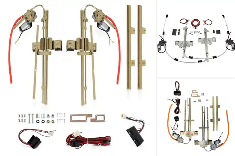 Detailed view of Best Flat Glass Window Kits: Upgrade to Smooth Power Windows