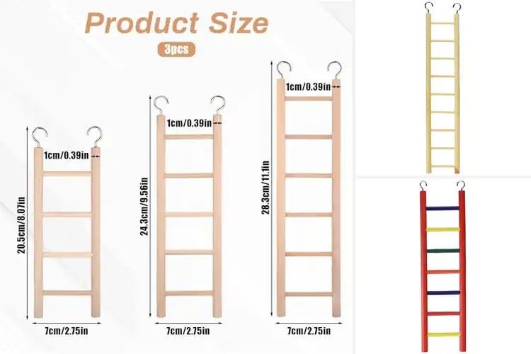 Detailed view of Best Gift Bird Ladders: Top 10 Picks for Active, Happy Birds