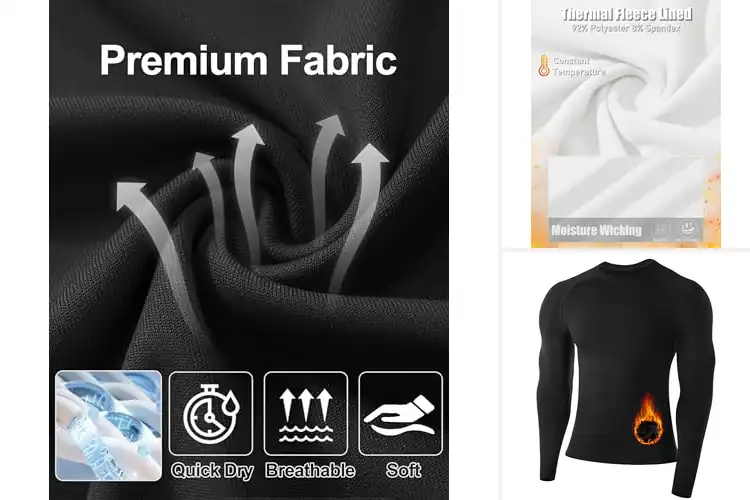 Detailed view of Best Hiking Running Thermal Shirt