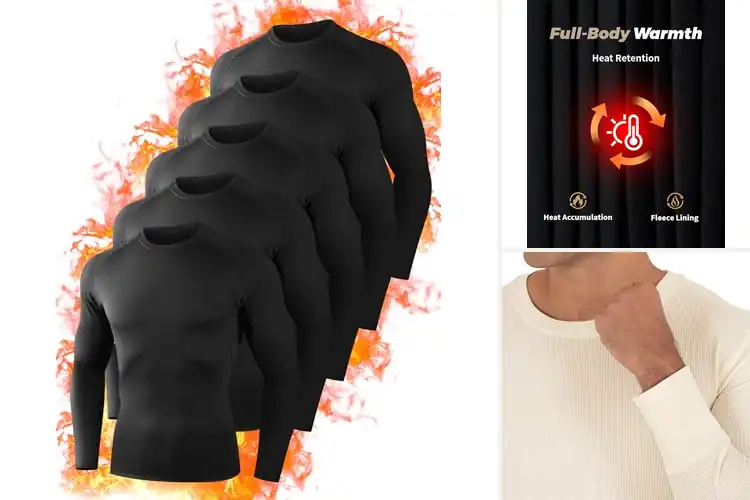 Detailed view of Best Layering Thermal Tops For Men: Top 10 Warm & Cozy Picks