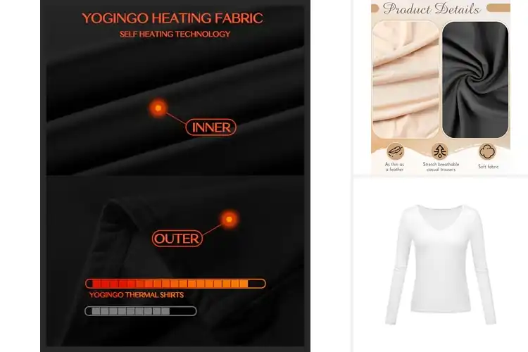 Detailed view of Best Layering Thermal Tops For Winter