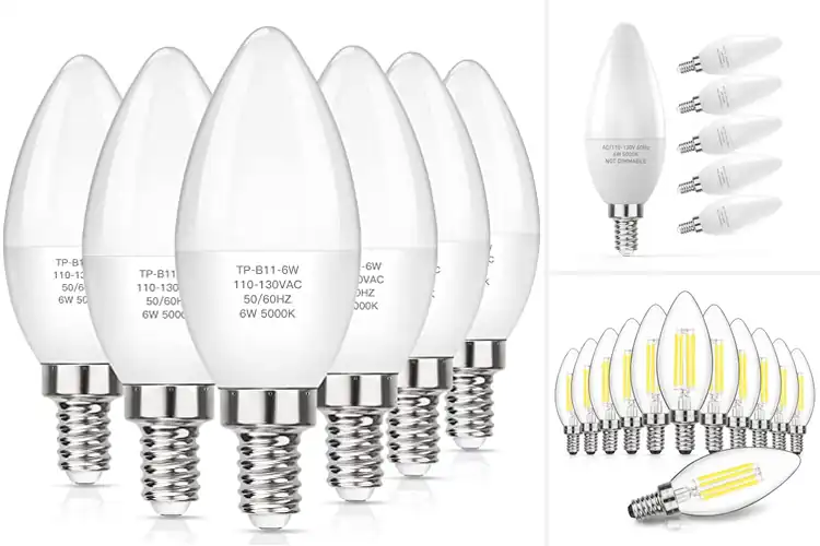 Detailed view of Best LED Bulbs For Chandeliers