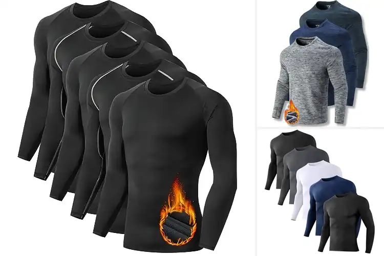 Detailed view of Best Long Sleeve Thermal Tops For Men