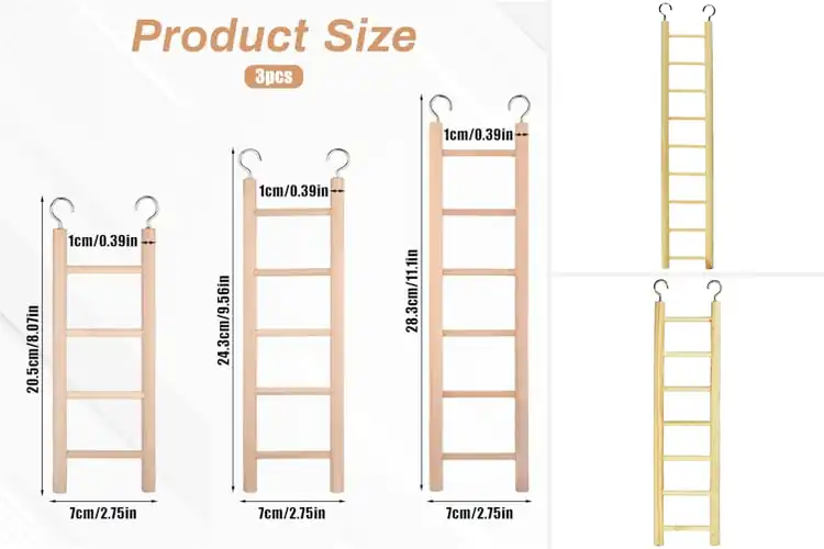 Detailed view of Best Parakeet Ladders: 10 Fun & Safe Cage Adventures