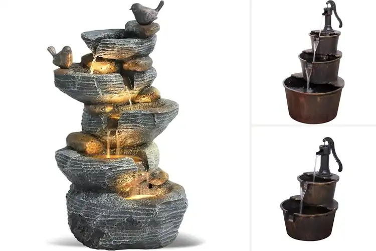 Detailed view of Best Patio Water Features