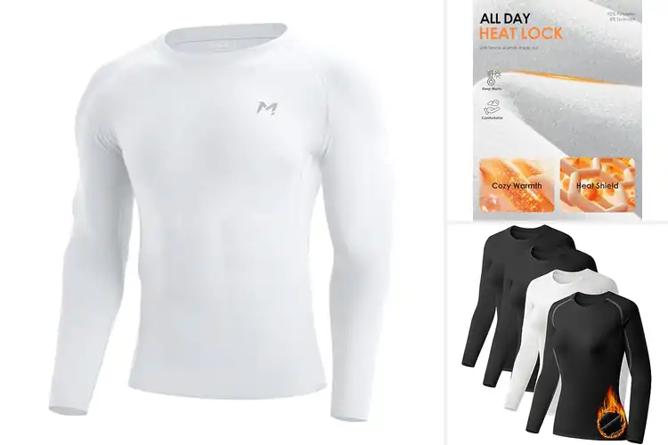 Detailed view of Best Polyester-Spandex Thermal Shirts