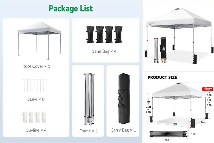 Detailed view of Best Portable Canopies
