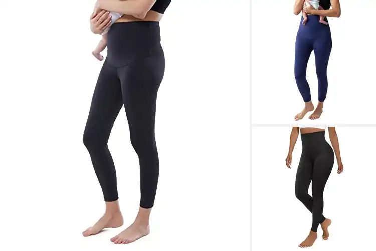 Detailed view of Best Postpartum Recovery Leggings