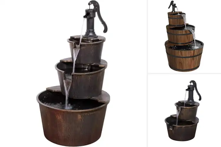Detailed view of Best Rustic Garden Fountains