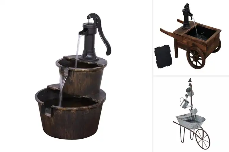 Detailed view of Best Rustic Garden Water Features for Peaceful Outdoor Charm