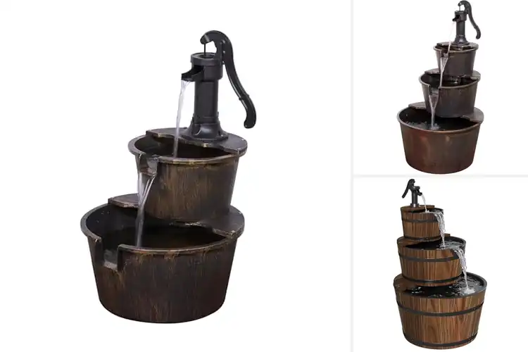 Detailed view of Best Rustic Patio Fountains