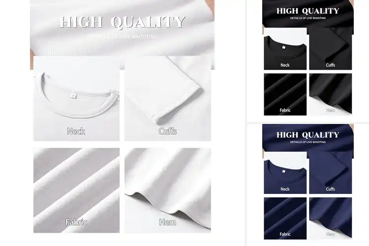 Detailed view of Best Slim Fit Thermal Long Sleeve Shirts