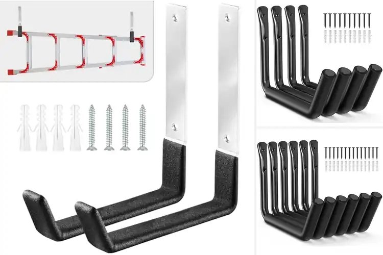 Detailed view of Best Stainless Hook Ladders for Strong, Secure Storage
