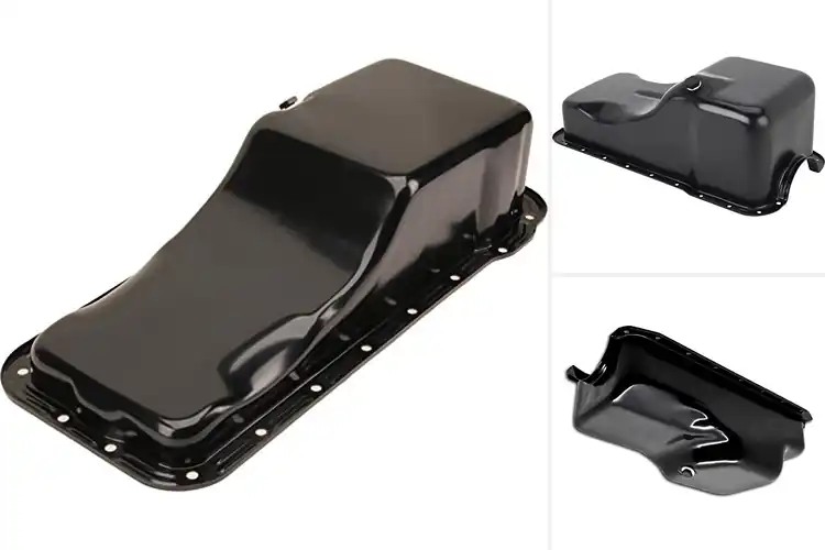 Detailed view of Best Steel Black Engine Oil Pan Sump Keywords
