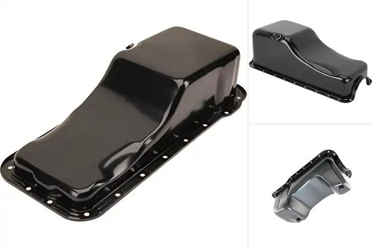 Detailed view of Best Steel Black Engine Oil Pan Sump