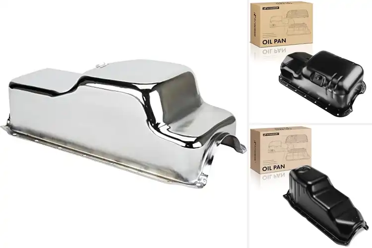 Detailed view of Best Steel Wet Sump Oil Pan With Drain Plug