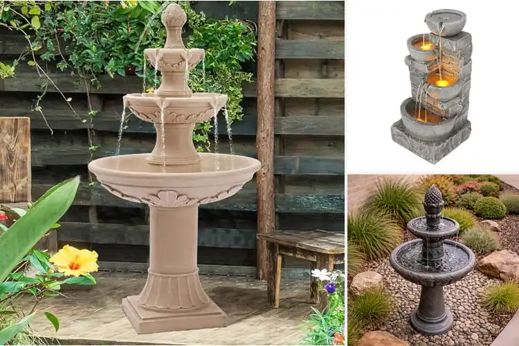 Detailed view of Best Tiered Patio Fountains