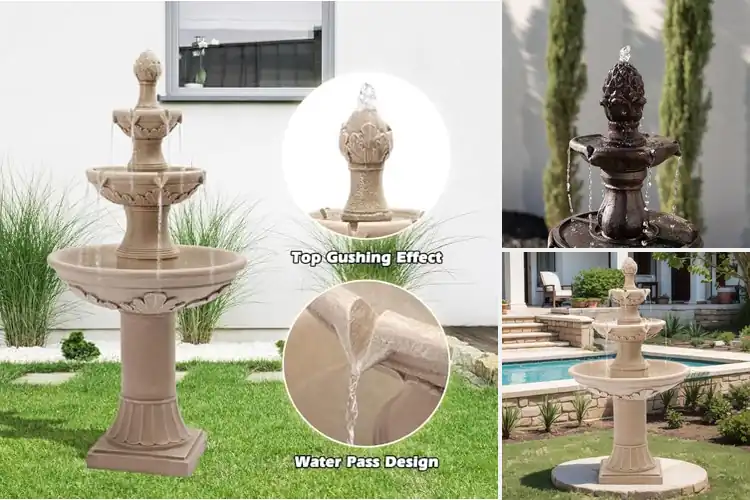Detailed view of Best Tiered Water Fountains