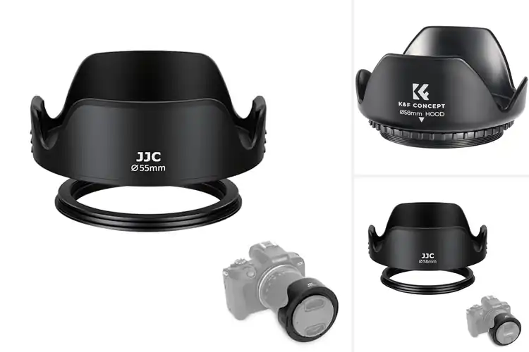 Detailed view of Best Tulip Flower Lens Hoods