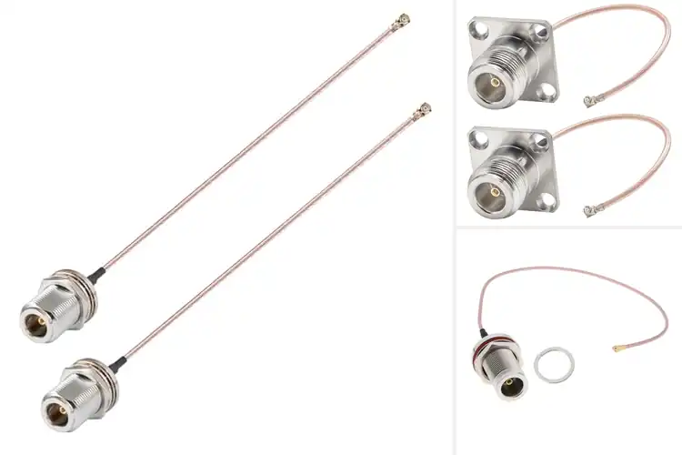 Detailed view of Best U.FL to N Female Cables