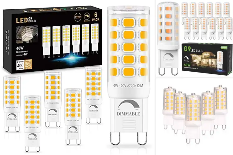 Detailed view of Best Warm White 2700K G9 Bulbs