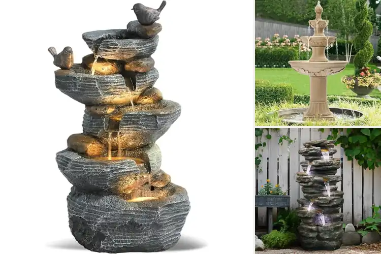 Detailed view of Best Weather Resistant Fountains