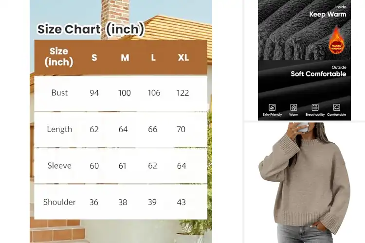 Detailed view of Best Winter Crewneck Sweaters