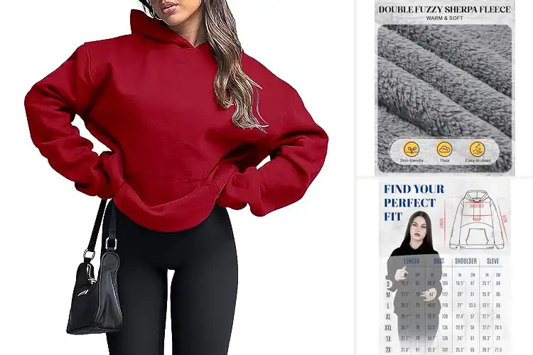 Detailed view of Best Women’s Oversized Hoodies